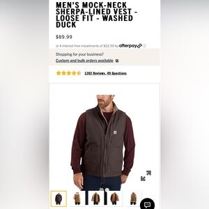 Men’s Carhartt vest